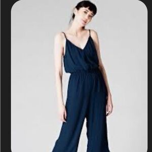 Monk and Lou Elegant Navy Blue Jumpsuit